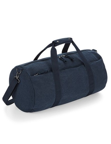 B-BG655-Vintage Canvas Barrel Bag